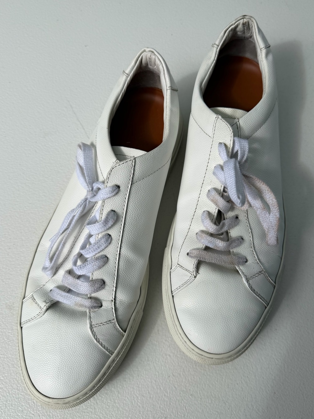 Common Projects White Leather Low-Top Sneakers